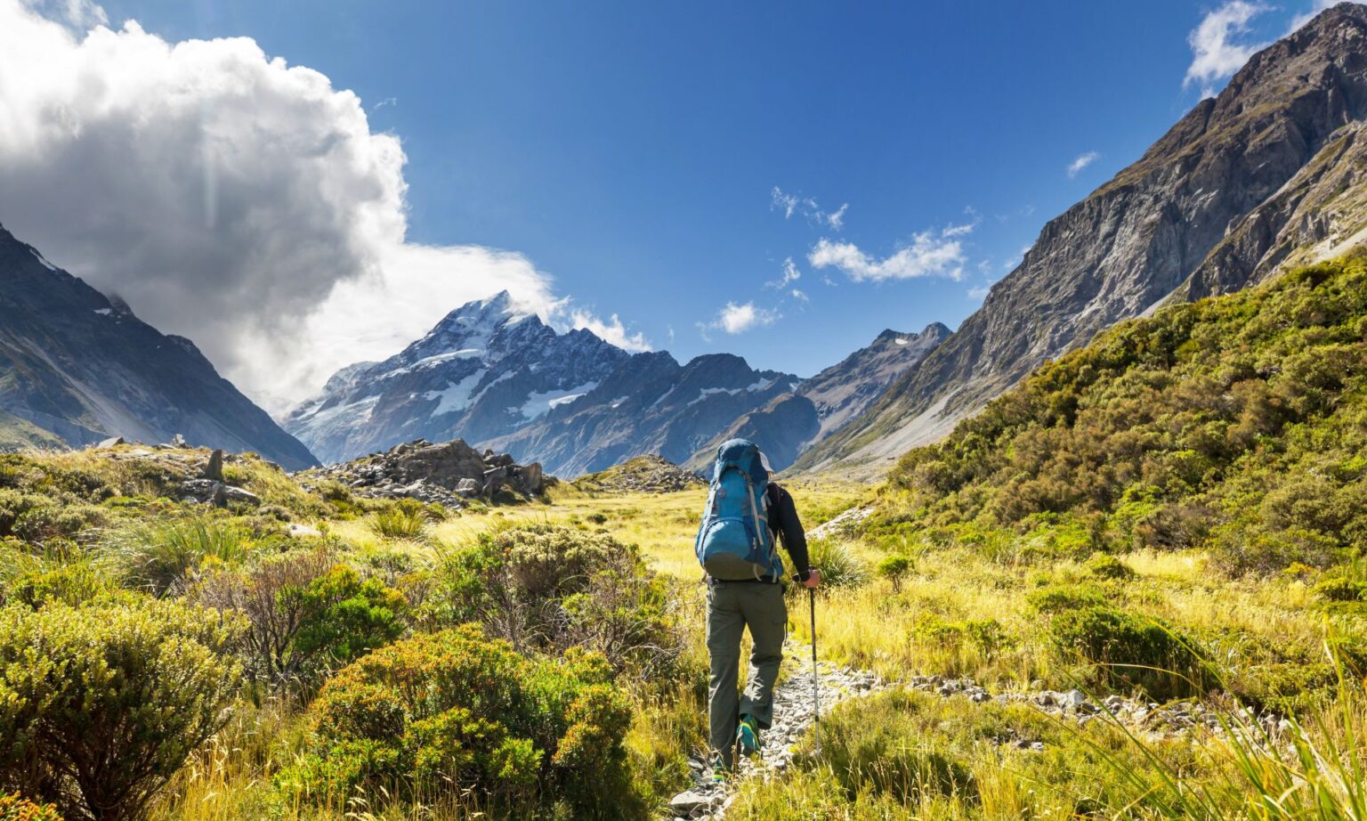 Hiking in Mount Cook National Park