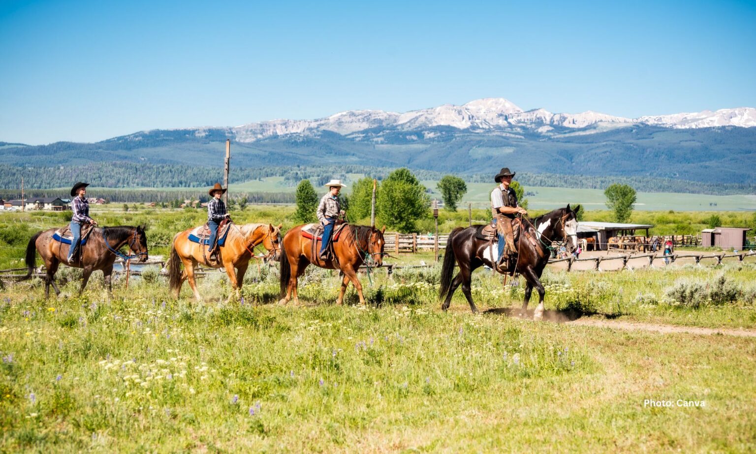 Dude Ranch in Montana