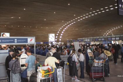 Airport Crowds During the Holidays