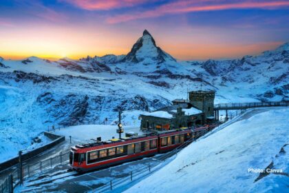 Swiss Alps in Winter