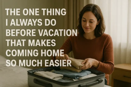 The One Thing I Always Do Before Vacation That Makes Coming Home So Much Easier