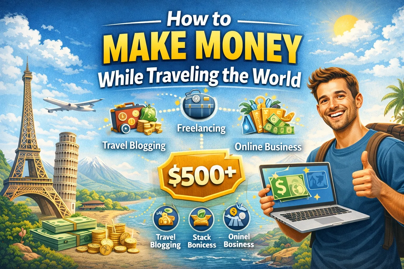 How to Make Money While Traveling the World 1 How to Make Money While Traveling the World