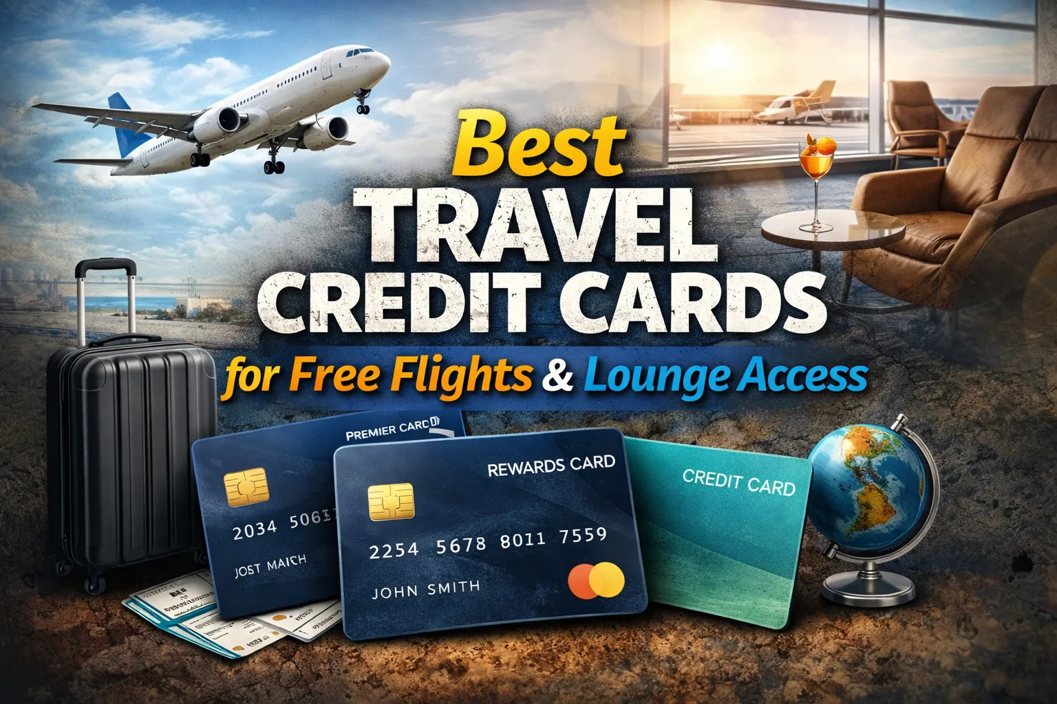 Best Travel Credit Cards for Free Flights & Lounge Access 1 Best Travel Credit Cards for Free Flights & Lounge Access
