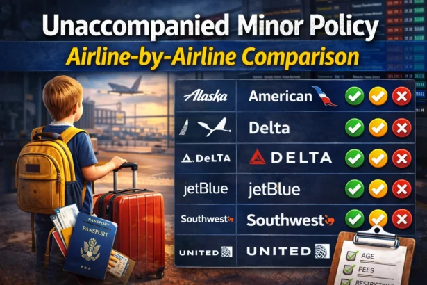 Unaccompanied Minor Policy: Airline-by-Airline Comparison (2026 Complete Guide)