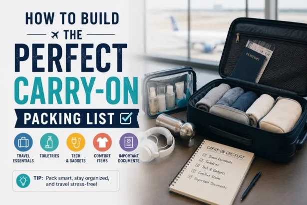 How to Build the Perfect Carry-On Packing List