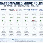 Unaccompanied Minor Policies Compared Across Major US Airlines