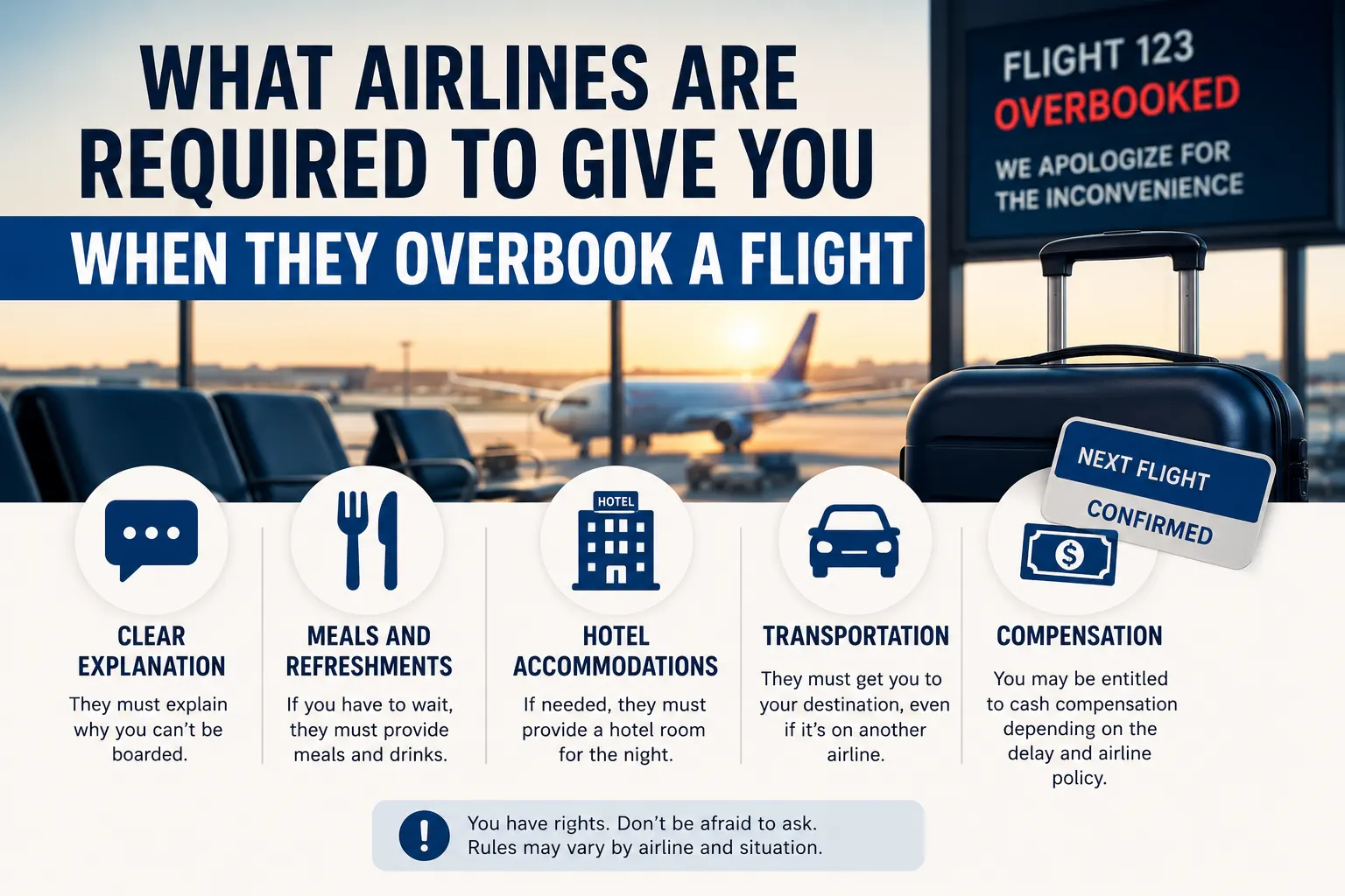 What Airlines Are Required to Give You When They Overbook a Flight: Know Your Rights and Get Every Dollar You Deserve 1 What Airlines Are Required to Give You When They Overbook a Flight: Know Your Rights and Get Every Dollar You Deserve