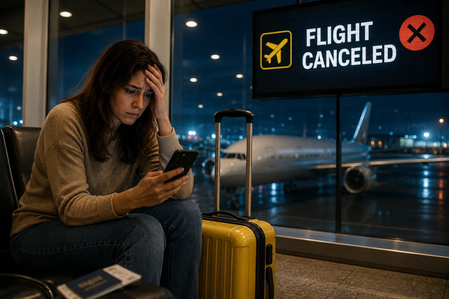 What to Do If Your Flight Is Canceled the Night Before Departure