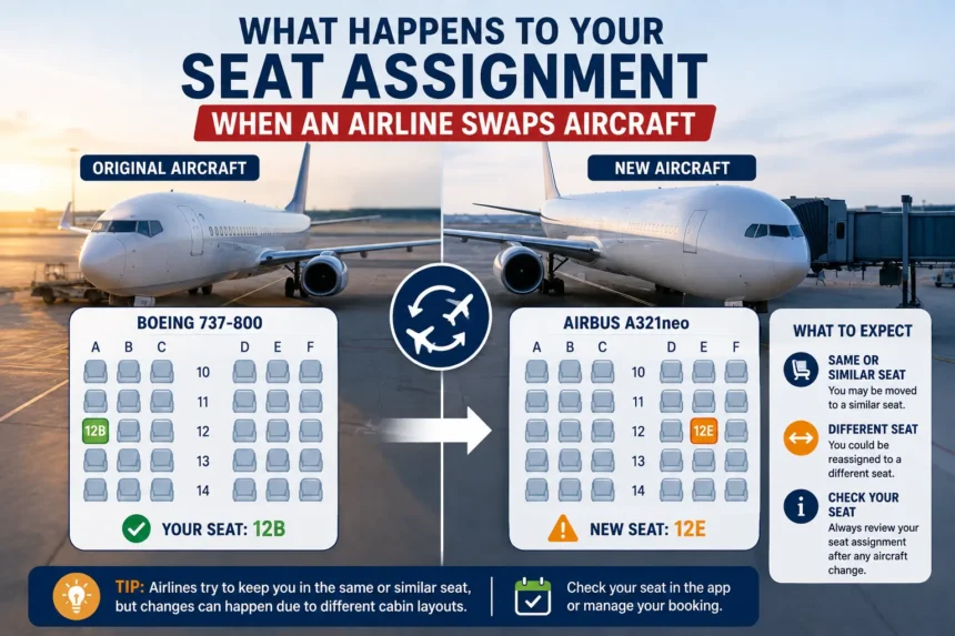 What Happens to Your Seat Assignment When an Airline Swaps Aircraft